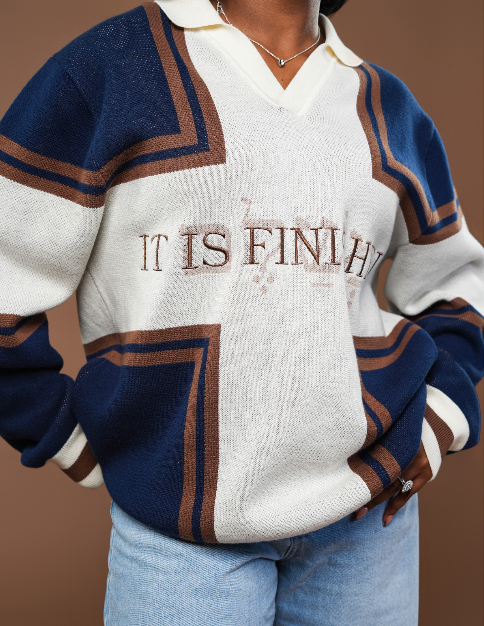 It Is Finished Sweater (Ships Feb 6th - 8th)