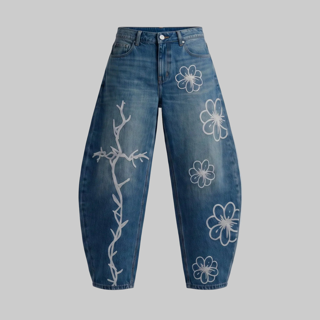 "HANNAH" Barrel Jeans